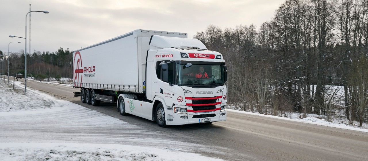 Ahola transport Scania truck