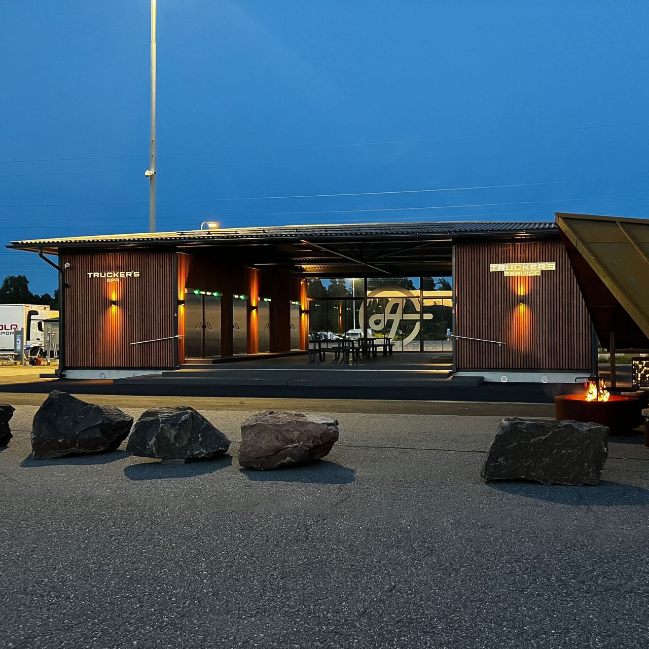 Truckers village, Finnish transport hub in Naantali