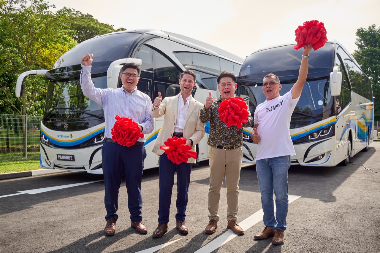 Scania Coaches and Buses – 20 New and 20 Old – Support  WTS Travel & Tours’ Latest Eco-Tourism Venture and  Business Expansion