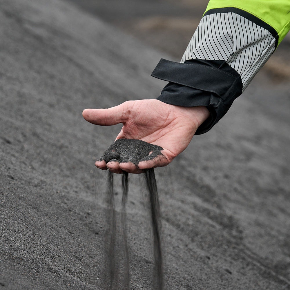 Hand with sand