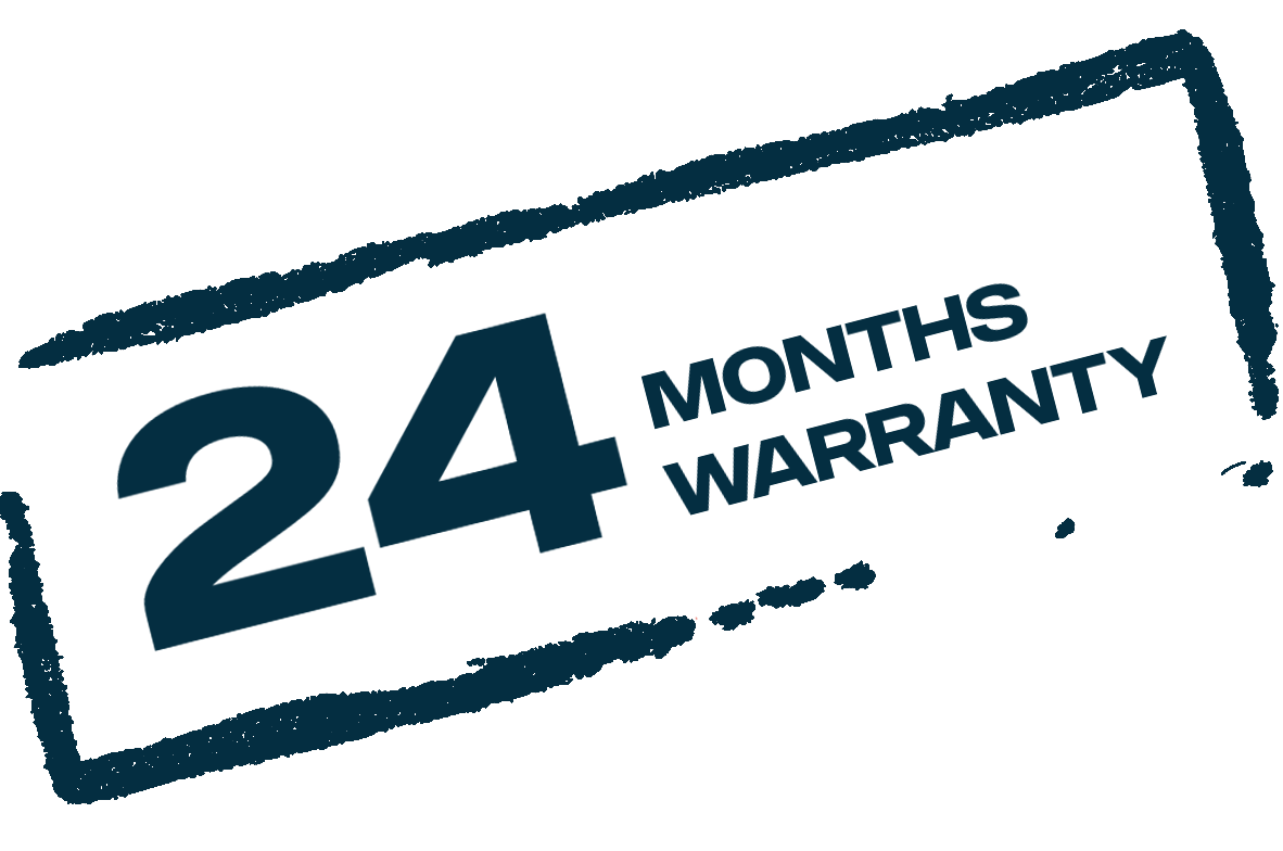 24 month warranty