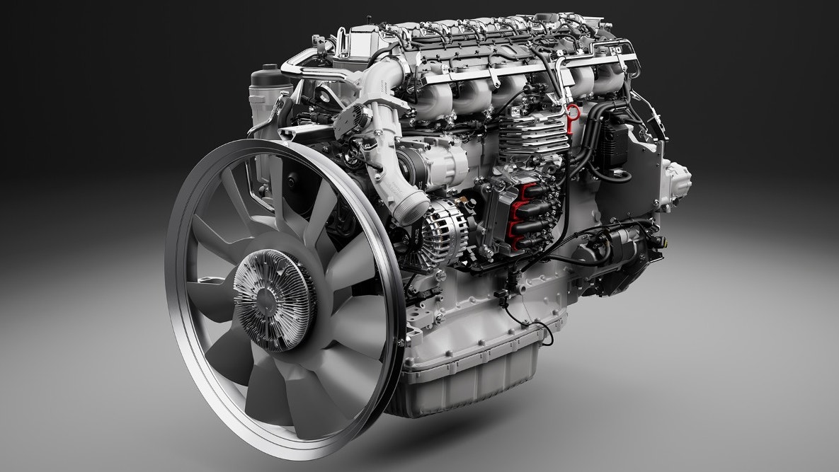 Camion moteur biogaz 13 litres