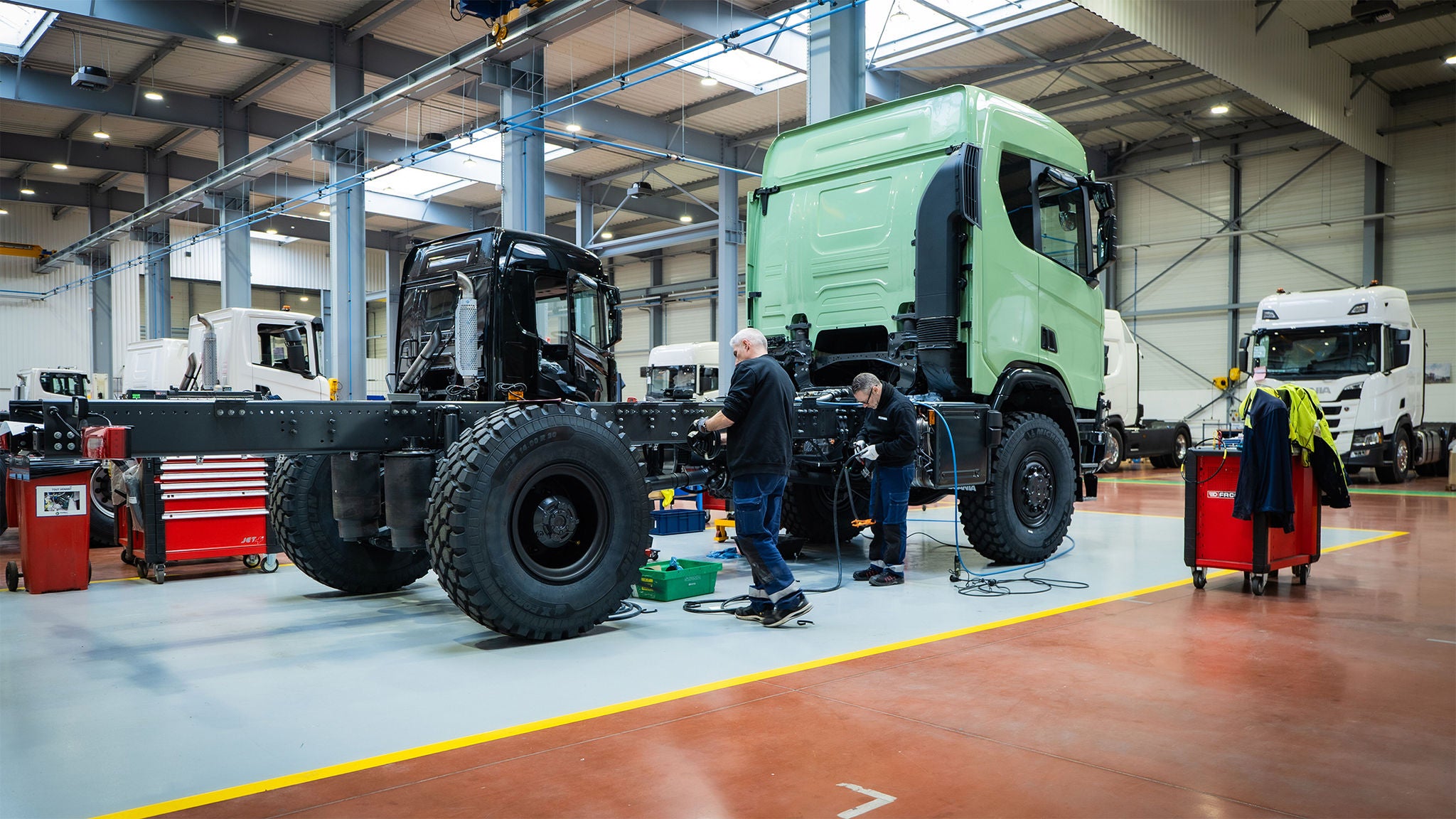 Le Centre d’adaptation et de préparation Scania (CAPS) est intervenu sur des déplacements de réservoirs.