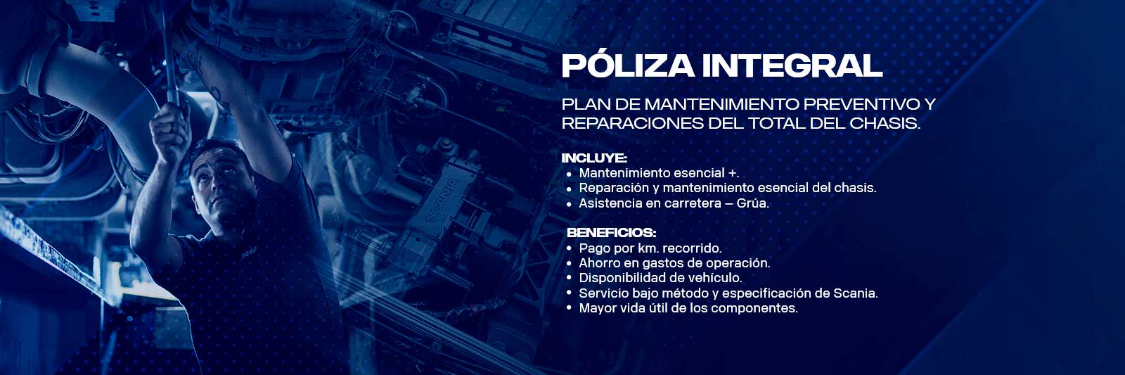 Póliza de mantenimiento integal