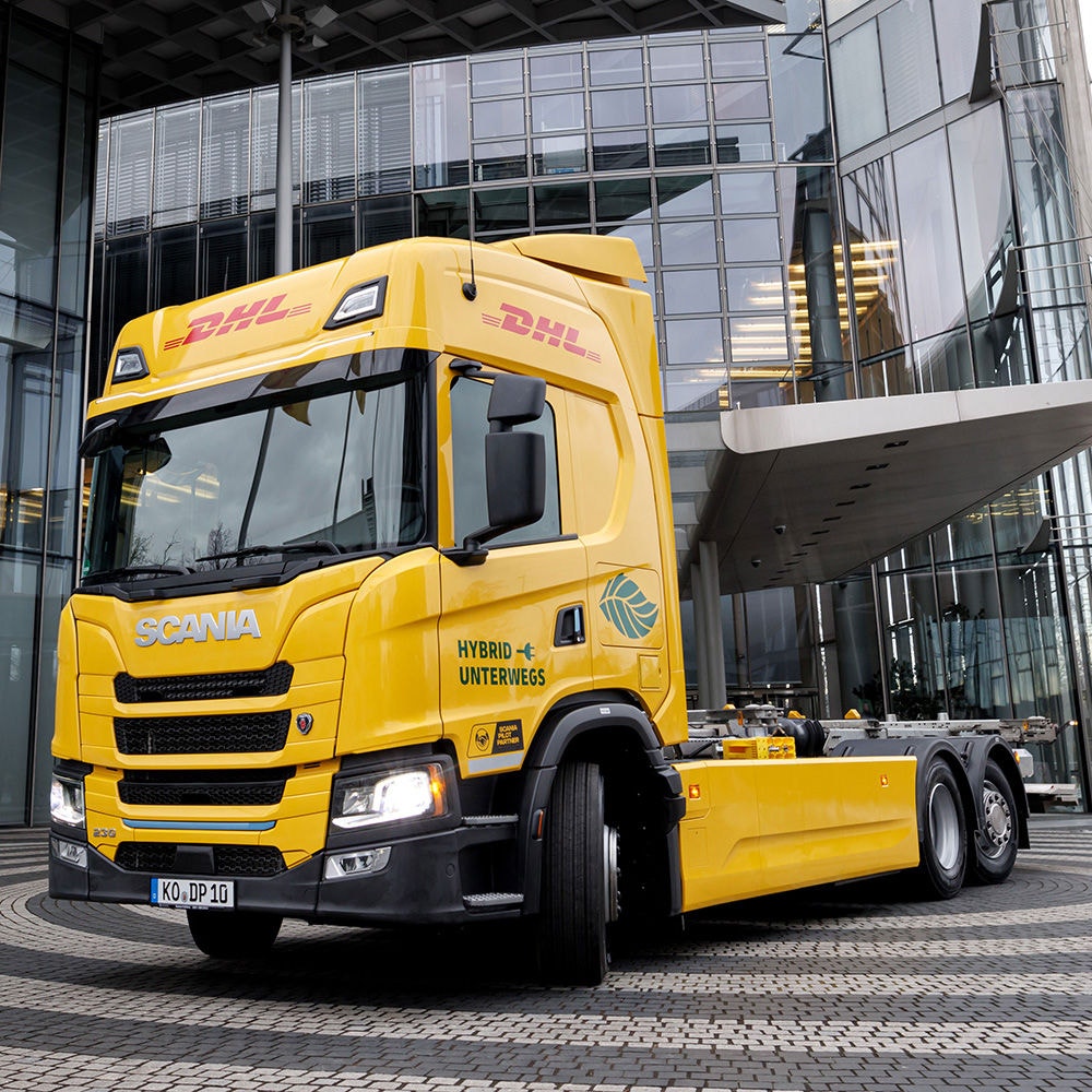Scania DHL truck