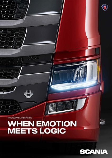 Scania V8 truck download brochure