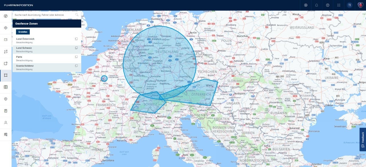 Geofence-Technologie