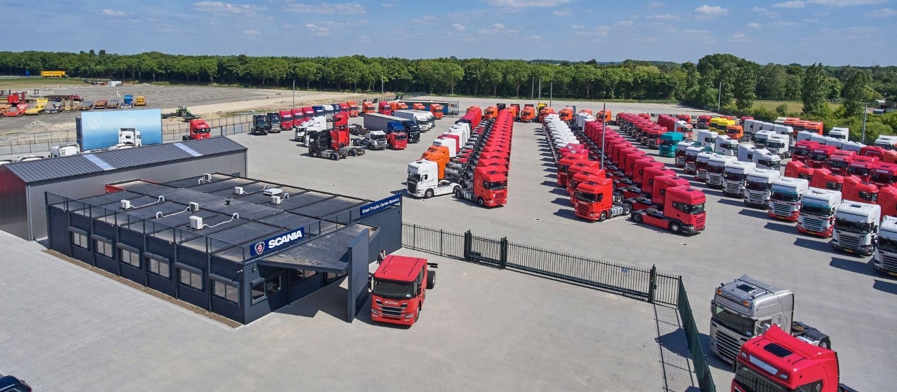  Imagine cu un camione Scania