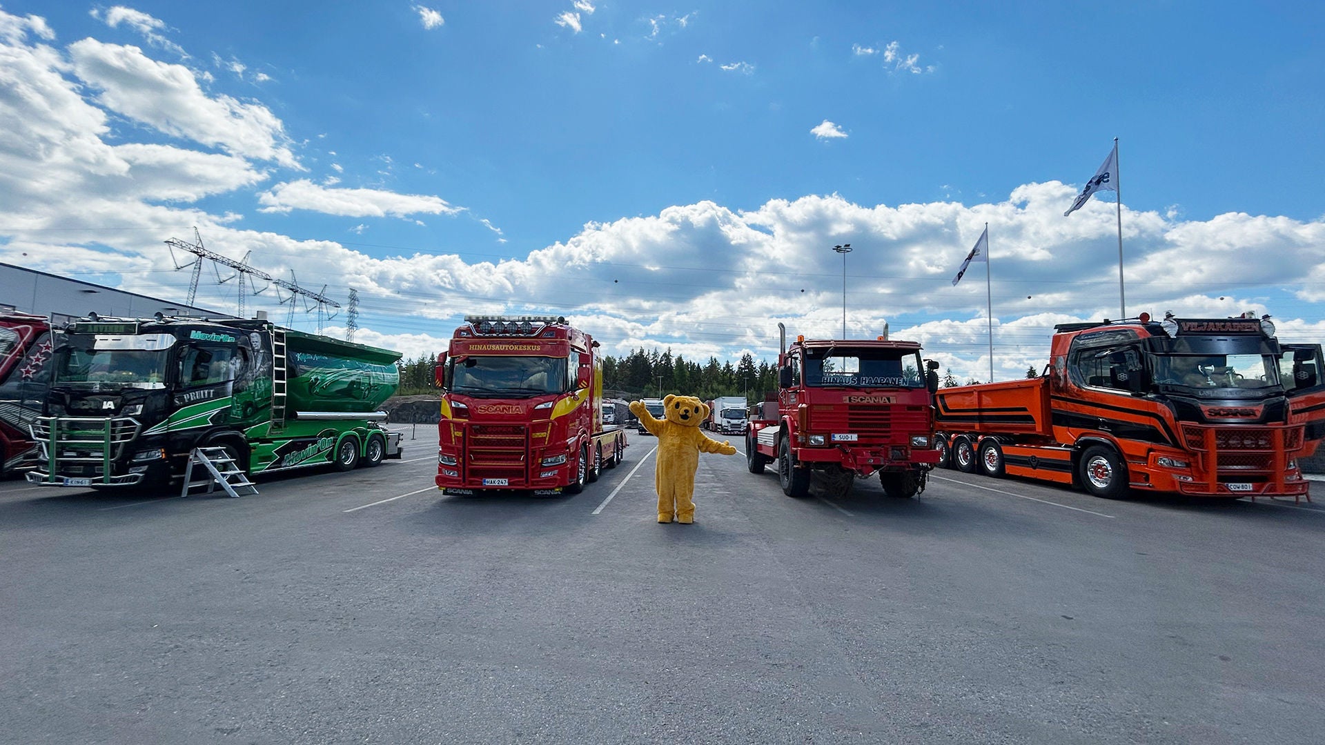 Lastenklinikoiden kummien potilaspäivä Scanialla