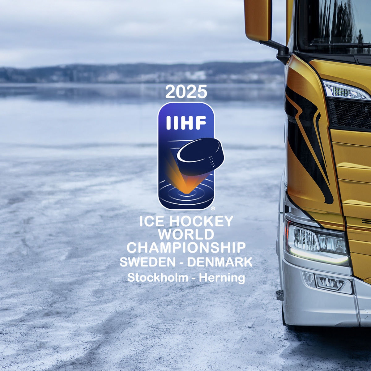 Ice Hockey World Championship Scania lastbil