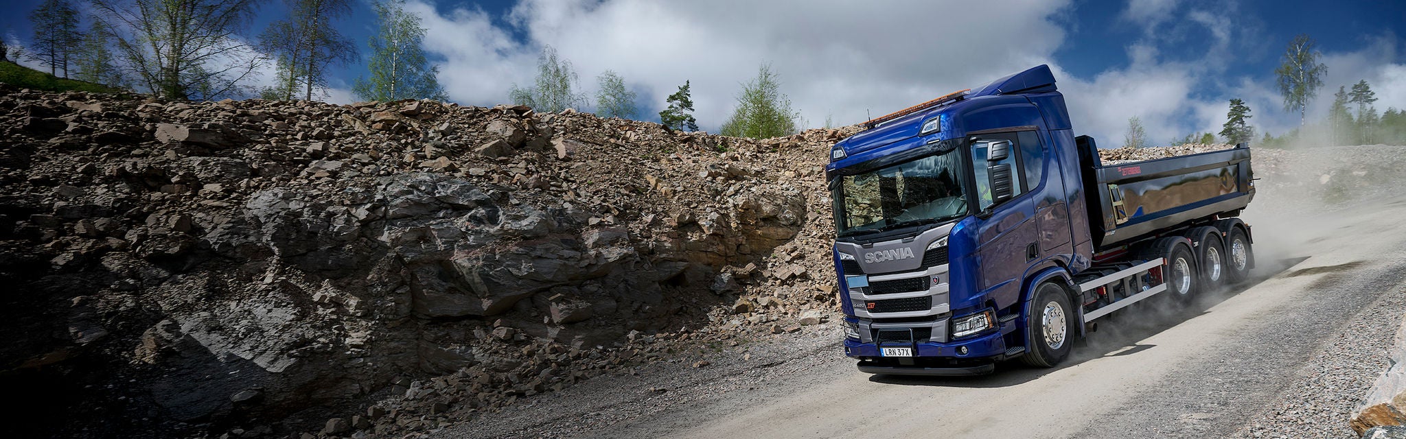 Scania gas-powered truck
