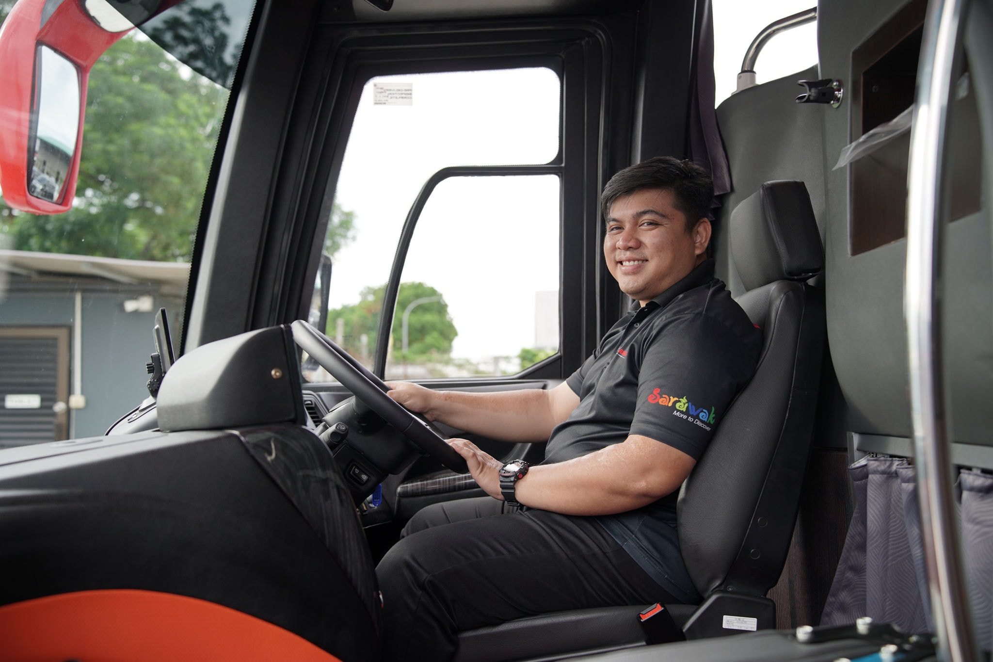 The first Scania New bus Generation Euro 5 in Sarawak