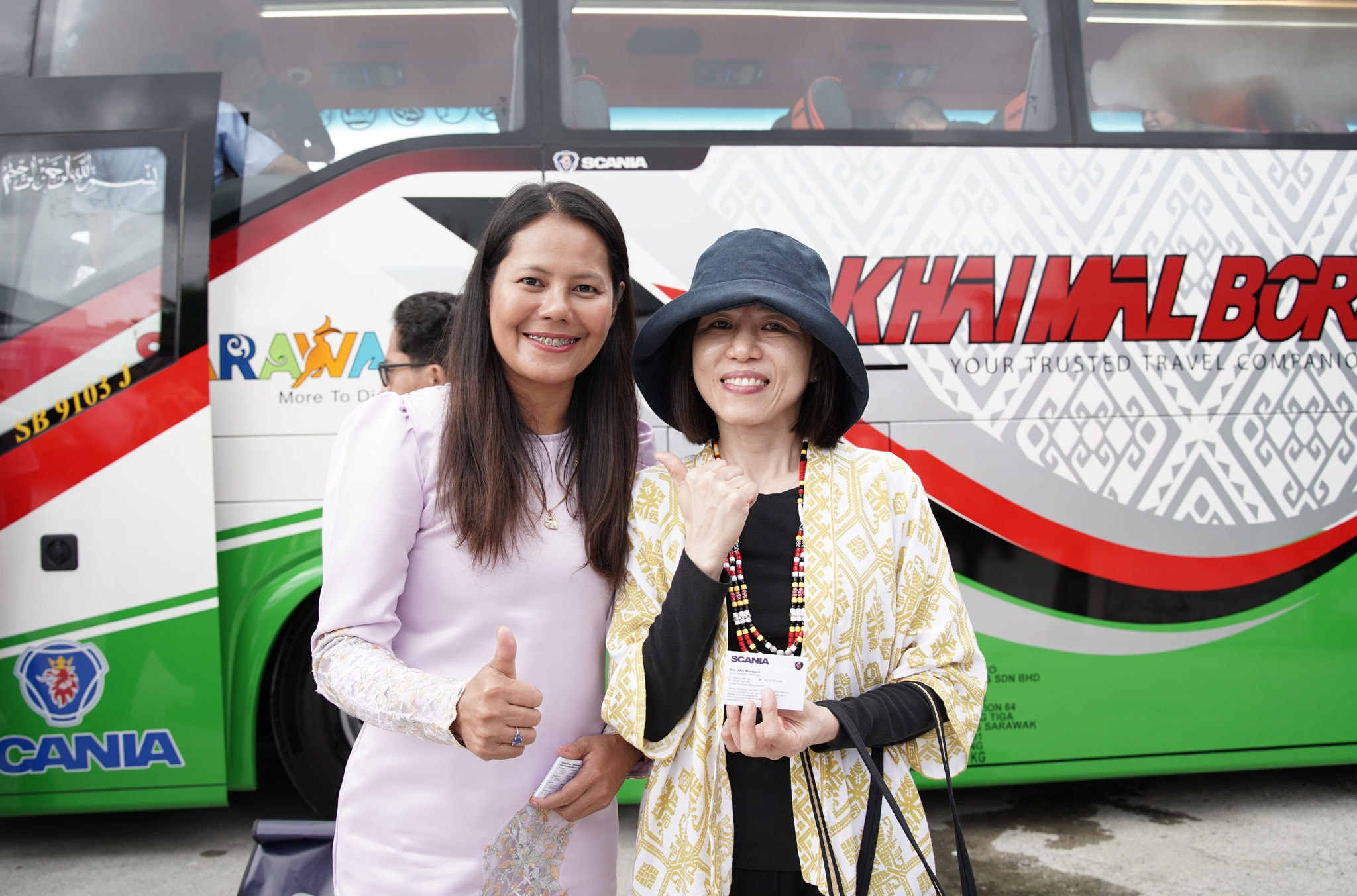 The first Scania New Bus Generation Euro 5 in Sarawak