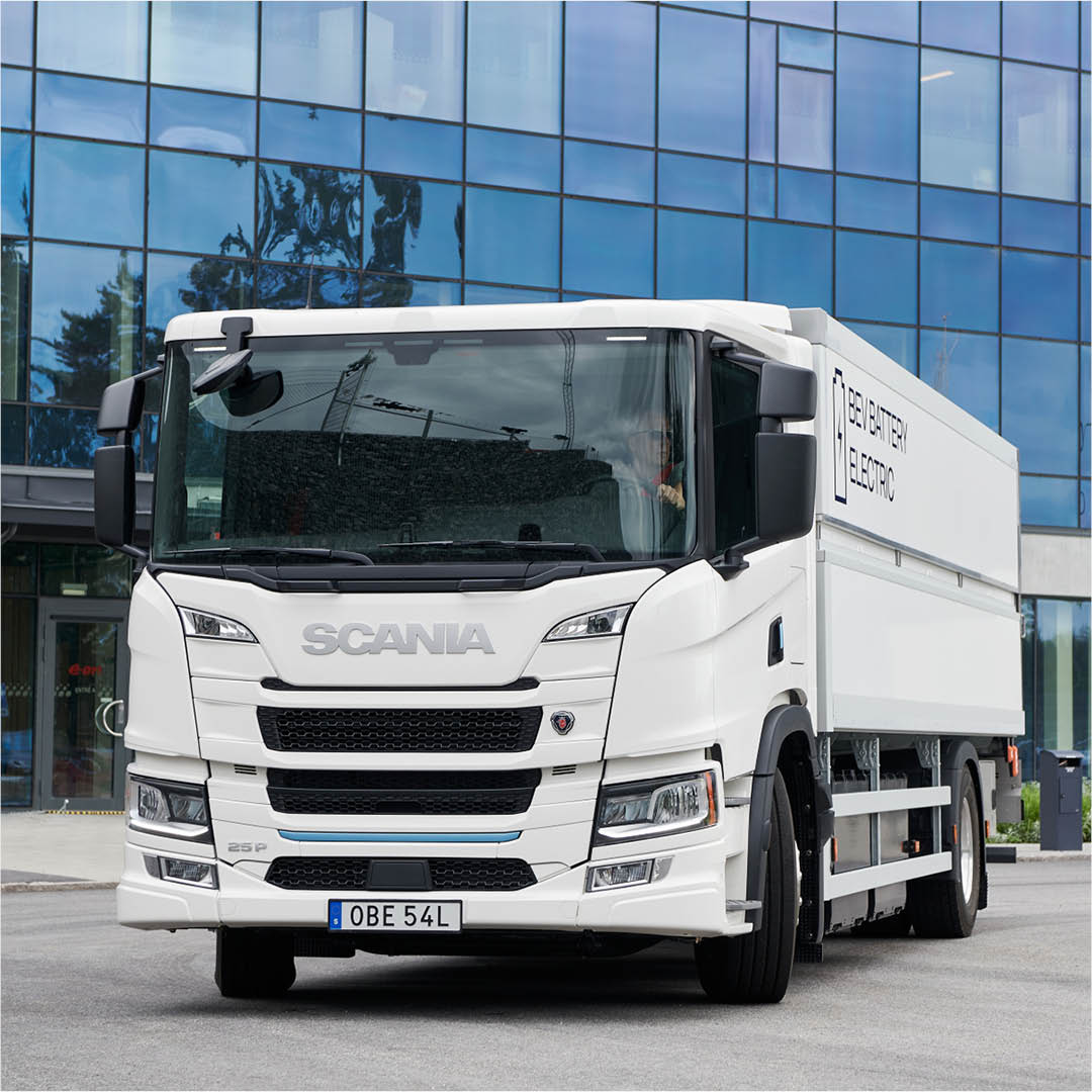 Scanias BEV-lastbil