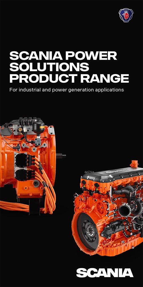 Scania power solutions product range