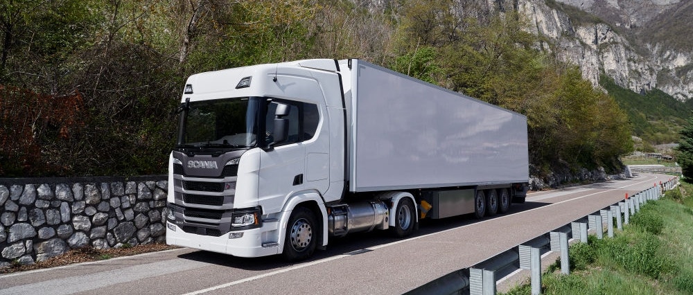 camión a gas de Scania