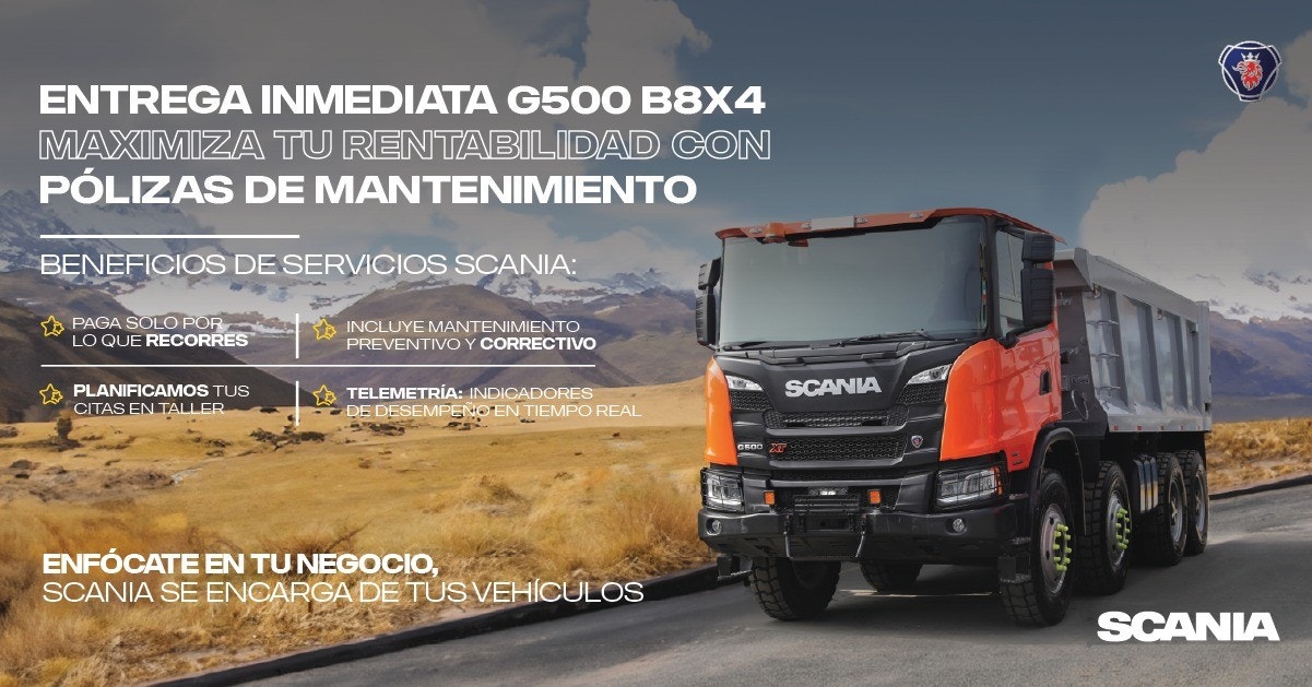G500 B8X4 Volqueta 40 Toneladas Carga Útil