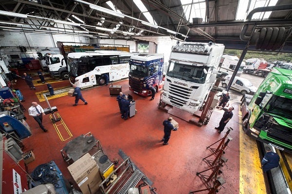 Interior shot of Haydock Commercials branch