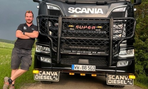 Adrian Eufinger, Lkw Fahrer