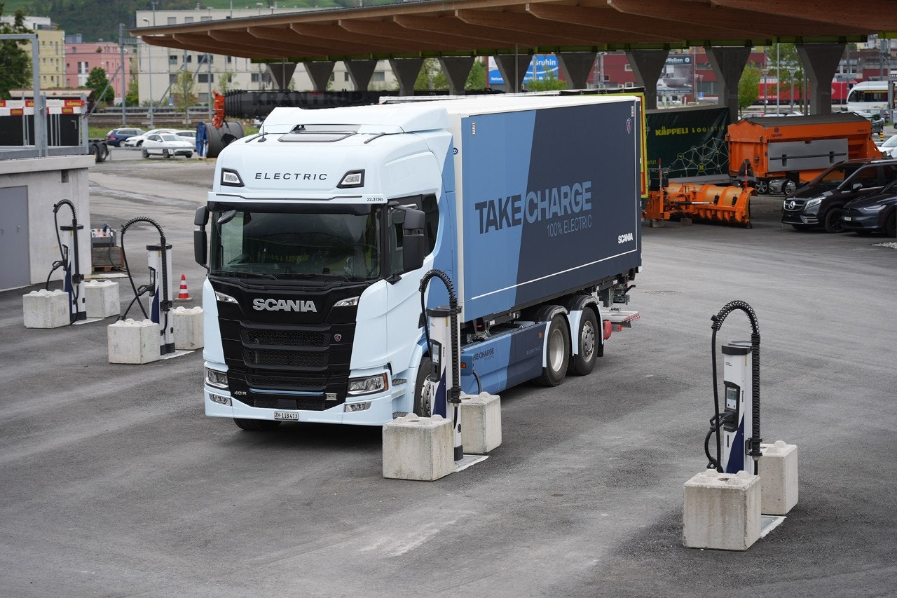Scania el-lastbil