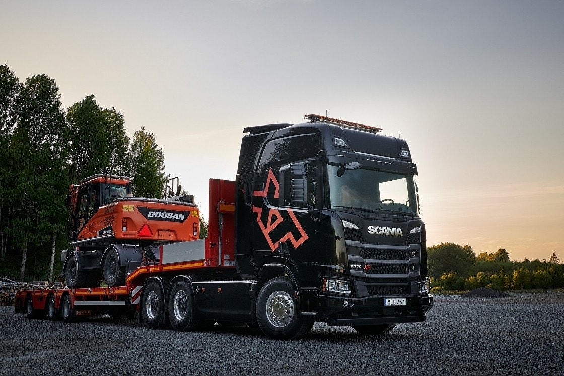 Scania 130 years montage