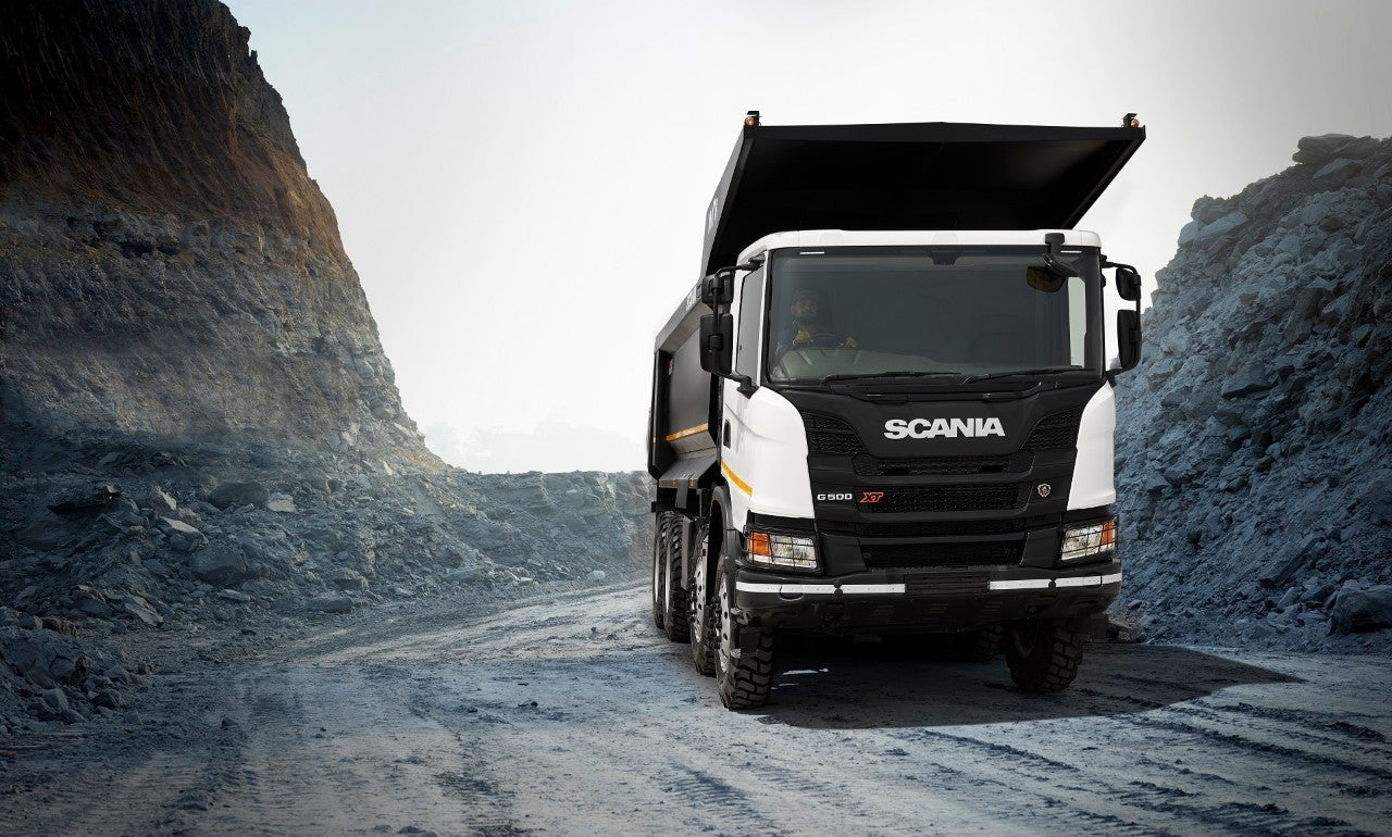 Mining in pit G500 Scania Mining India