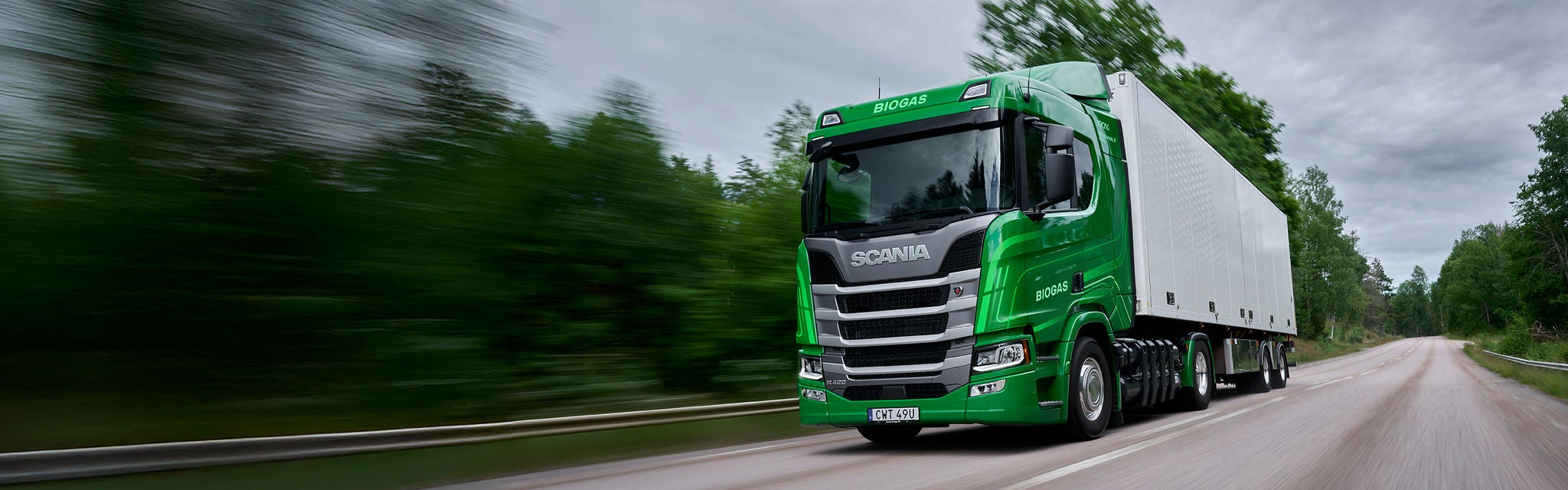 Scania gas truck