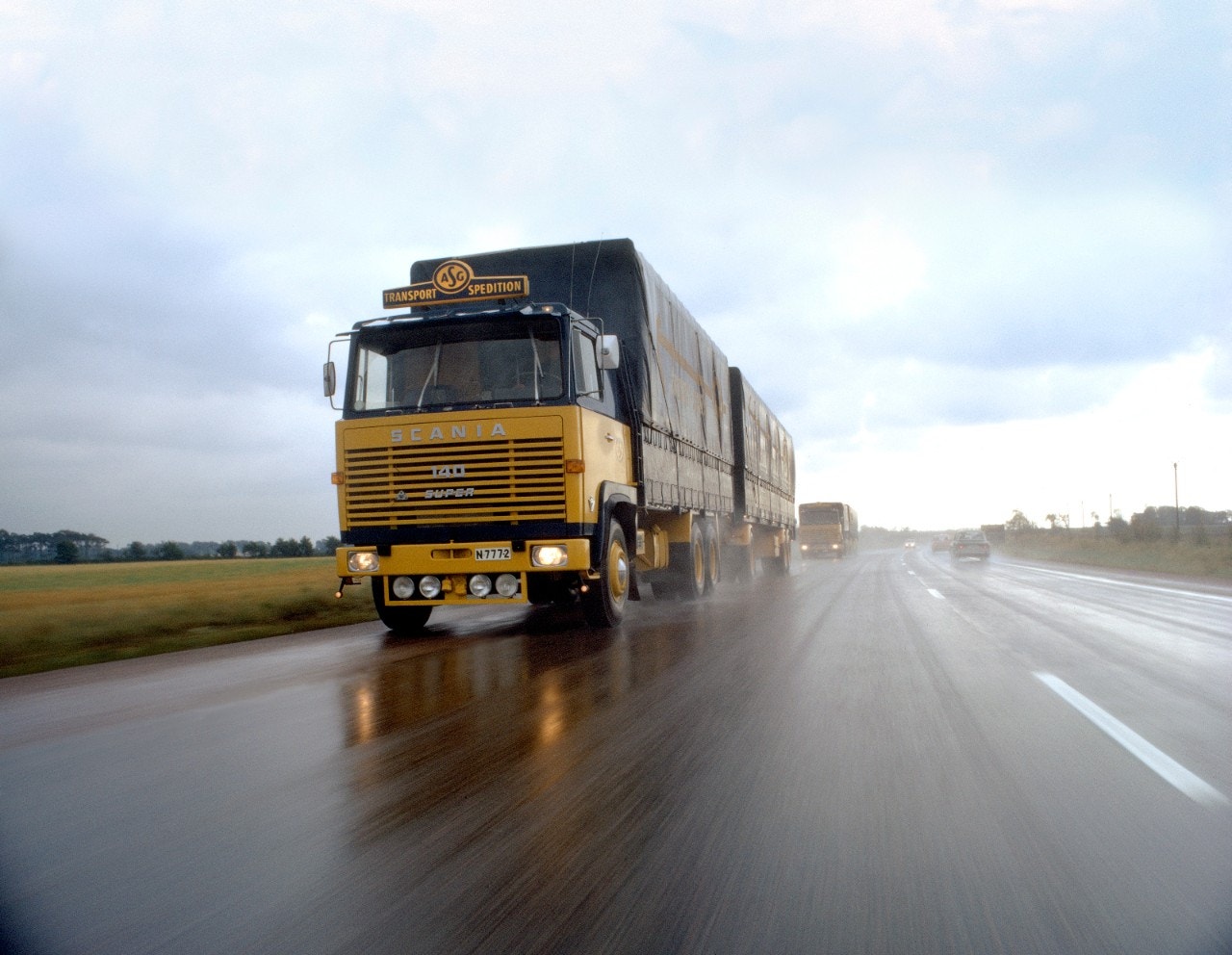 Scania 130 years montage