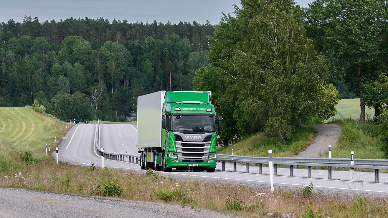 Camion biogaz Scania
