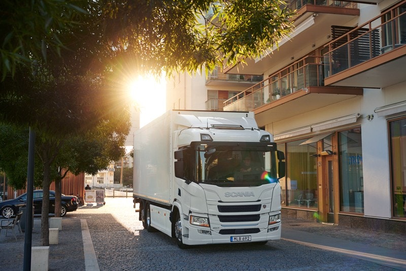 battery electric truck urban area