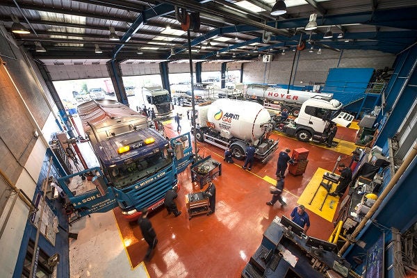 Interior shot of Haydock Commercials branch