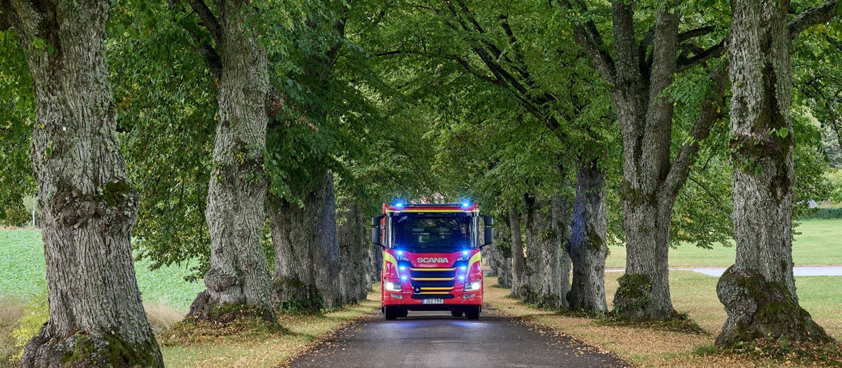 Scania P crewcab fire engine
