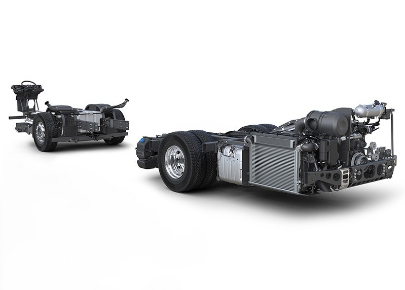 Rám podvozku (Scania K-chassis HF)
