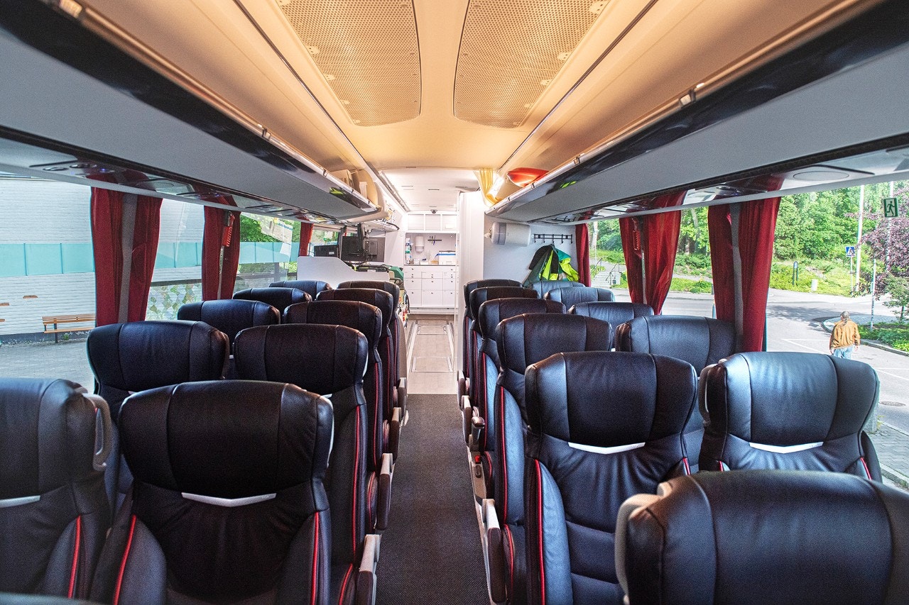 Ambulansbuss sittplatser