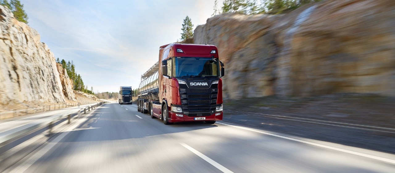 Lastbilar för olje- och kemikalietransporter