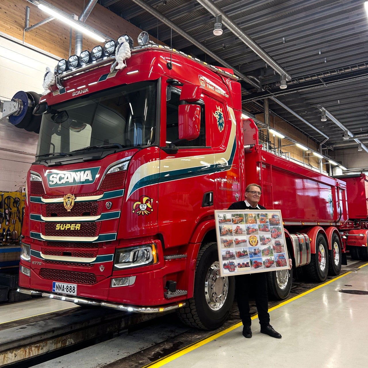 Jukka Åberg on työskennellyt Scanialla lähes 50 vuotta