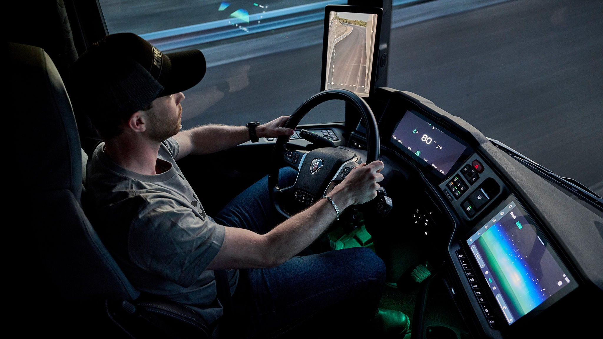 Le nouveau Scania Dynamic renforce la concentration du conducteur et l'efficacité énergétique