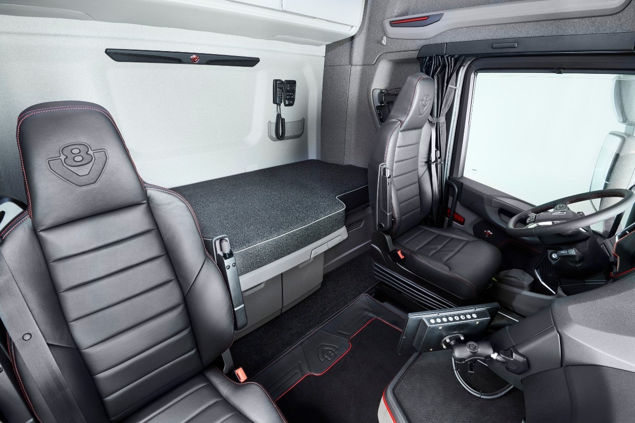 Interiør i Scania S-serie