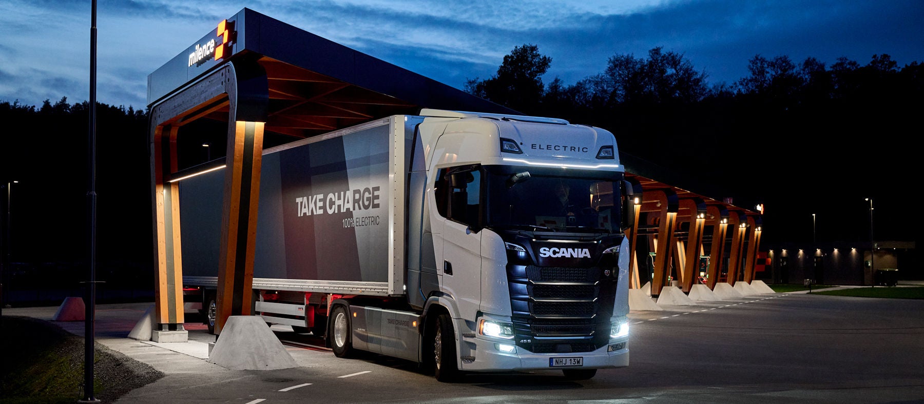 Accès à la recharge des camions électriques Scania