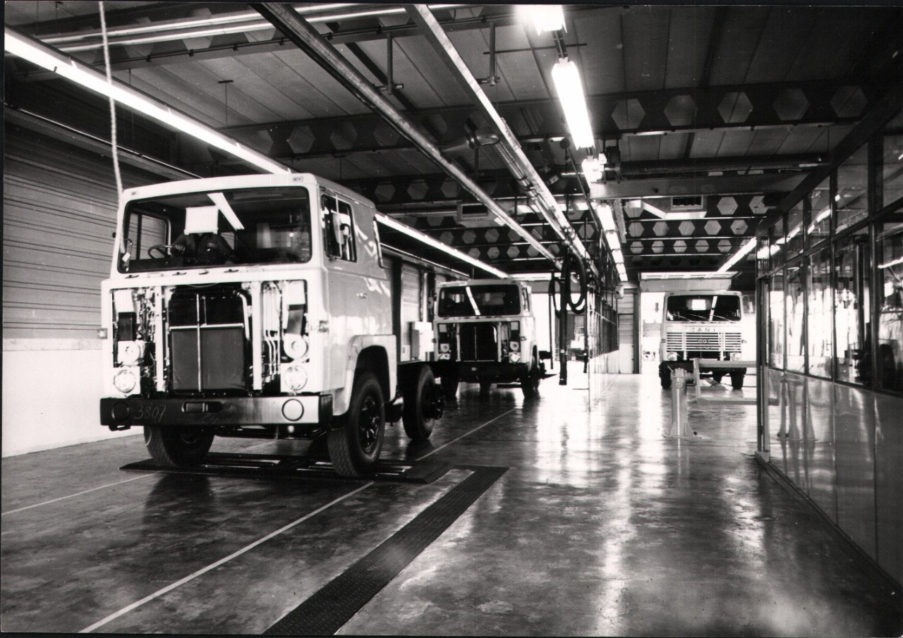 Scania 130 years montage
