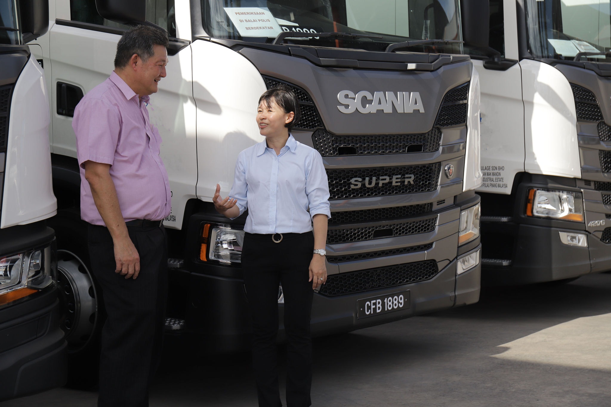 With each Scania Super purchase, Sin Hock Soon Group receives a 2-Year Inclusive Maintenance plan covering up to 84 checkpoints. They also gain access to Scania’s extensive workshop network, where expert service teams ensure maintenance is tailored to their evolving business needs.