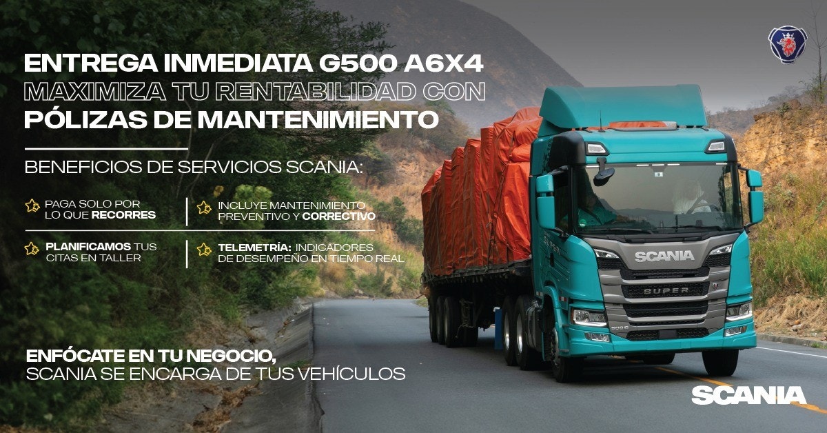 Camión Scania G500 A 6x4 Tractocamion