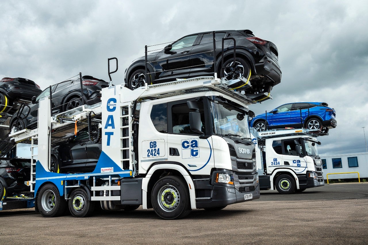 Groupe CAT new Scania transporter
