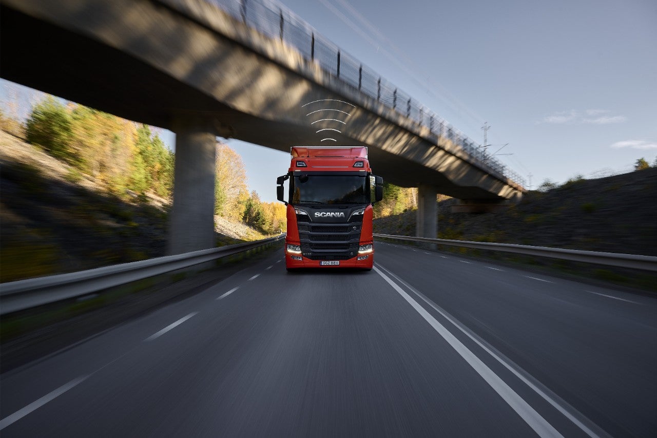 My Scania screen