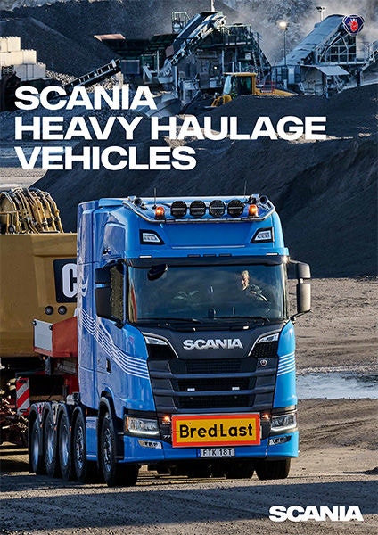 Scania heavy haulage vehicles download brochure