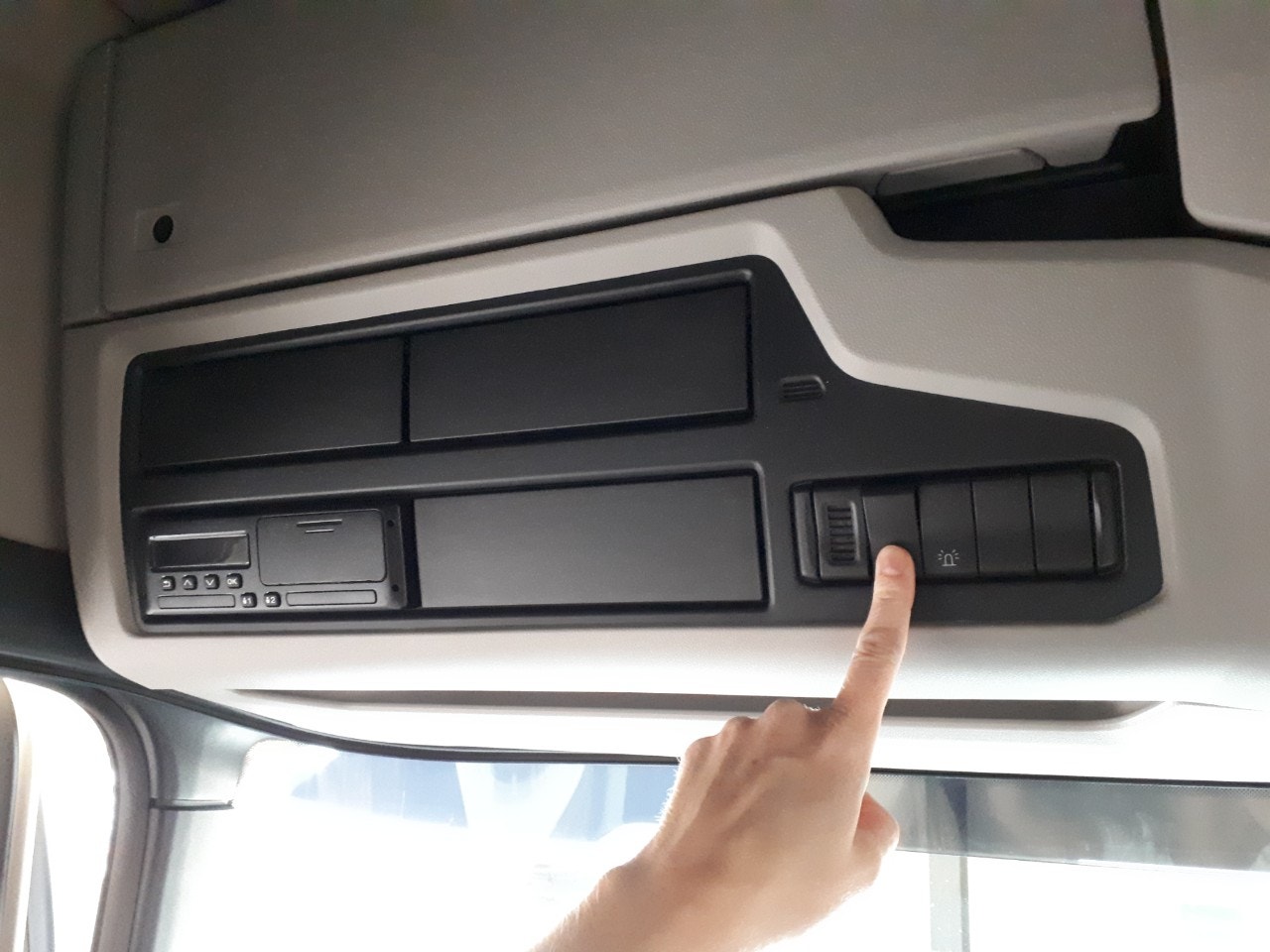 Tachograph in einem Lkw