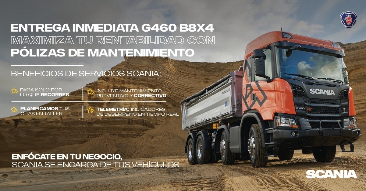 G460 B8X4 Volqueta 33 Toneladas Carga Útil