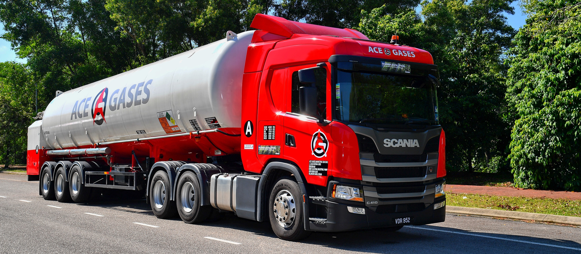 New Scania G 410 Tanker Trucks To Malaysian Ace Gases