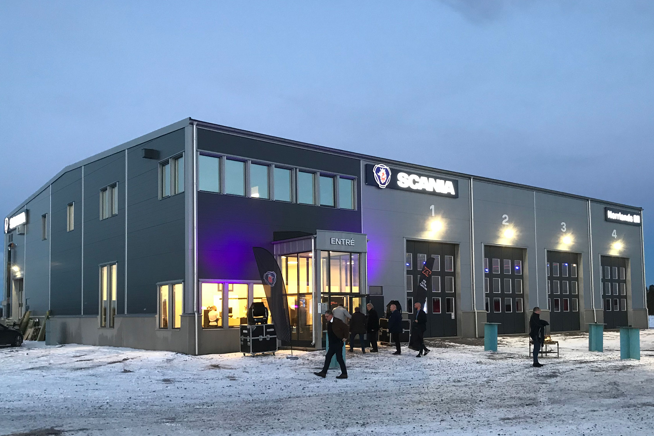 Scania's most northerly situated workshop