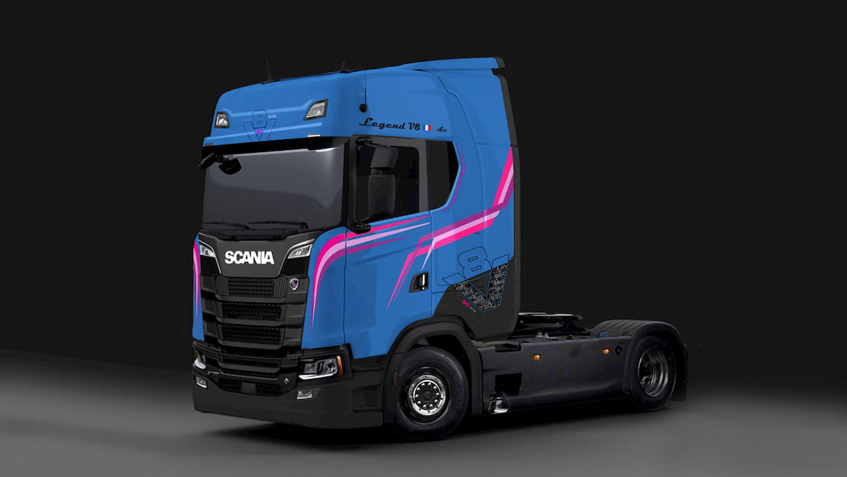 Scania Legend V8 : série limitée Scania V8 Scania Legend V8 : série limitée Scania V8